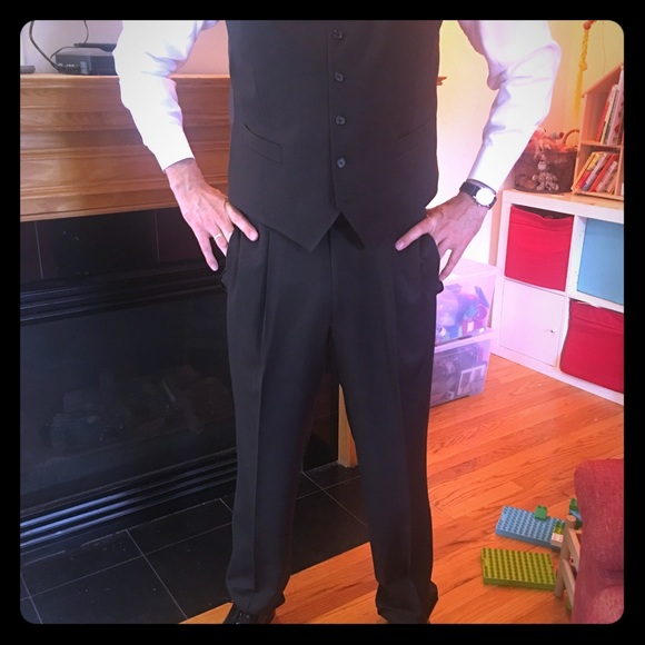 BOSS suit (pant vest) brown /black in 102 (US 42L)